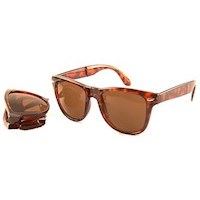 Brun Wayfarer der kan foldes!